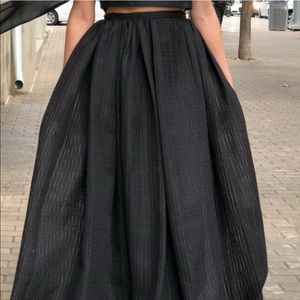Emilia Wickstead High Rise Weave Skirt
